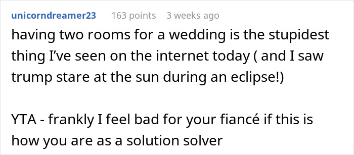 Guy Runs His Wedding ‘Compromise’ Past People Online, Gets Called Out Guy Runs His Wedding ‘Compromise’ Past People Online, Gets Called Out