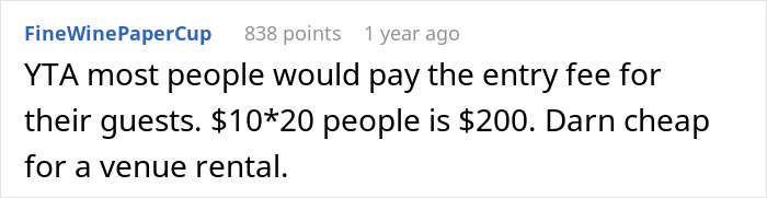 Guests Told To Pay $10 Entry Fee And Bring Chairs To Ridiculously Cheap Wedding, Call Couple Out