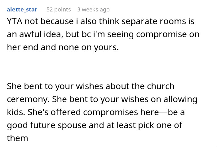 Guy Runs His Wedding ‘Compromise’ Past People Online, Gets Called Out Guy Runs His Wedding ‘Compromise’ Past People Online, Gets Called Out