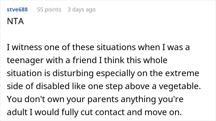 Son Infuriates Parents By Telling Them He Won't Be A Carer For His Two Disabled Siblings