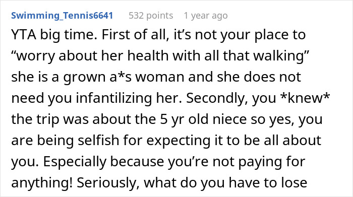 Guy Shames GF After Finding Out The Reason She Refuses To Go On A Disney Trip With His Family