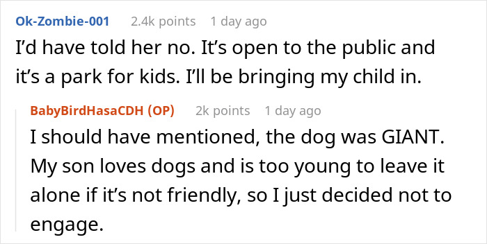 Pregnant Mom Forced To Take 2YO On 40-Minute Walk As Dog Owners Refused To Let Her Use Public Park Pregnant Mom Forced To Take 2YO On 40-Minute Walk As Dog Owners Refused To Let Her Use Public Park