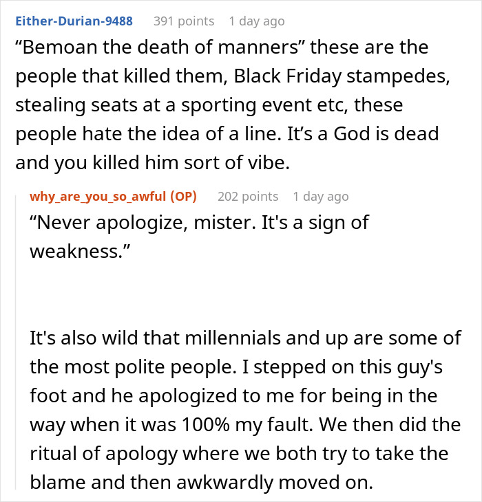 Boomer Mistakes Person's Hearing Aid For Headphones, Loudly Complains, Is Instantly Taught A Lesson