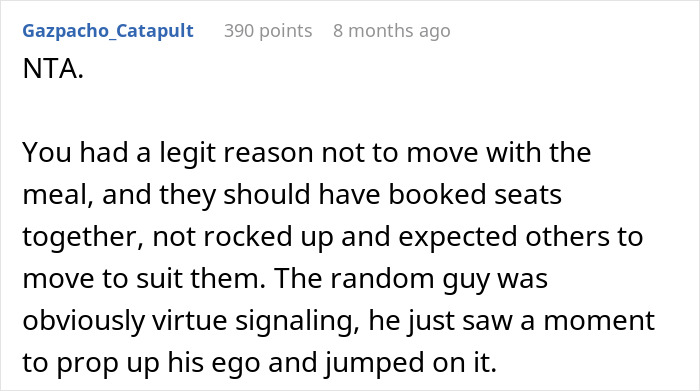 Passengers Unite Against Woman Who Wouldn't Give Up Her Aisle Seat For Family Of Five Passengers Unite Against Woman Who Wouldn't Give Up Her Aisle Seat For Family Of Five