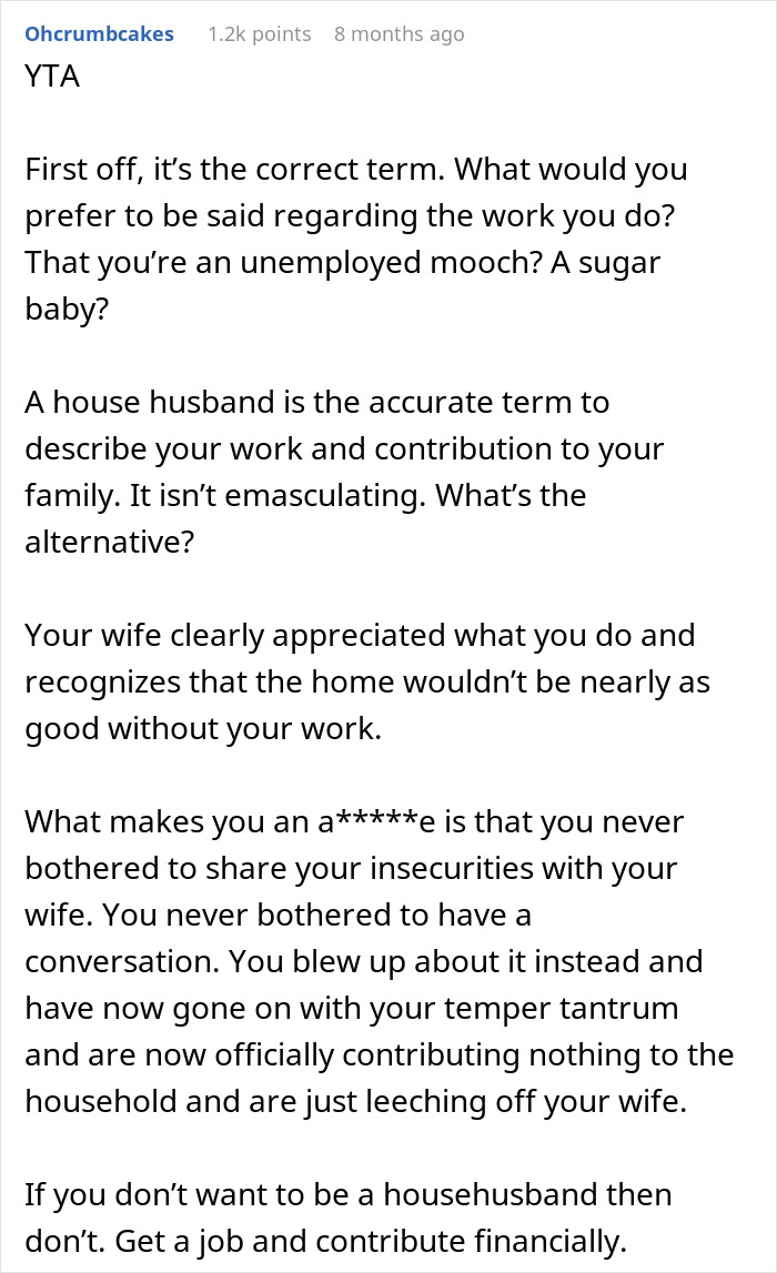 &ldquo;House Husband&rdquo; Feels Emasculated, Demands Wife Apologize Or He Won&rsquo;t Do Any Housework