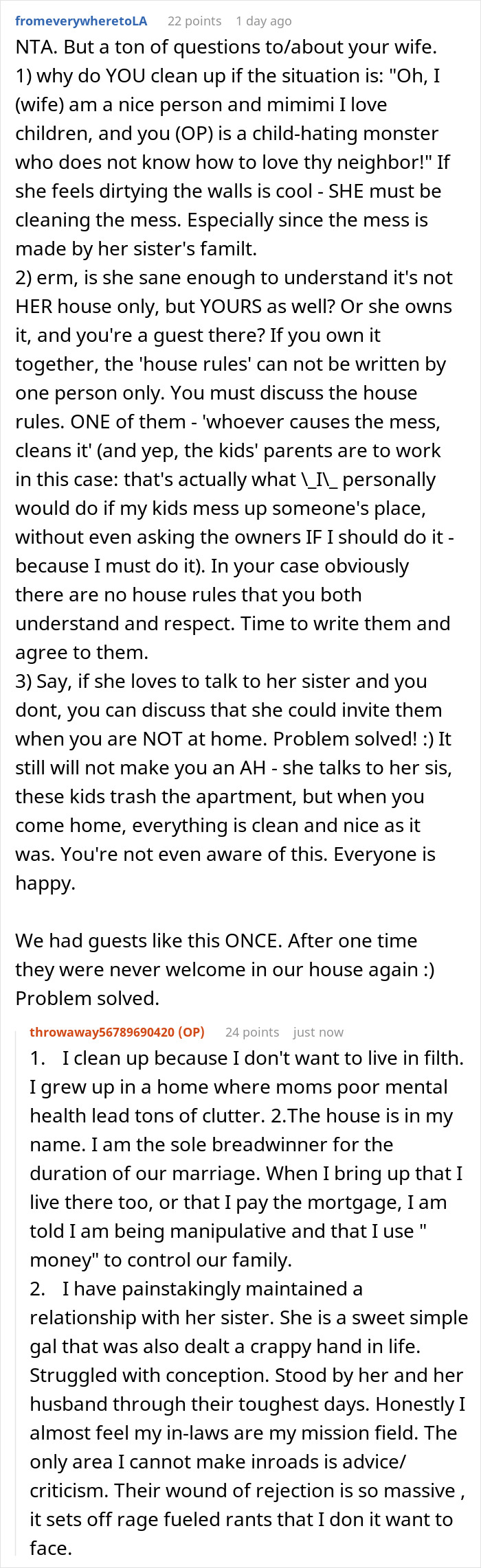 Man Is Called Terrible After Expressing How Baffled He Is About SIL&rsquo;s Kids Trashing Their Place