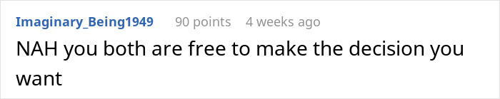 “AITA For Telling Her ‘It's My Choice To Leave Too’ After She Said ‘My body, My Choice’” “AITA For Telling Her ‘It's My Choice To Leave Too’ After She Said ‘My body, My Choice’”