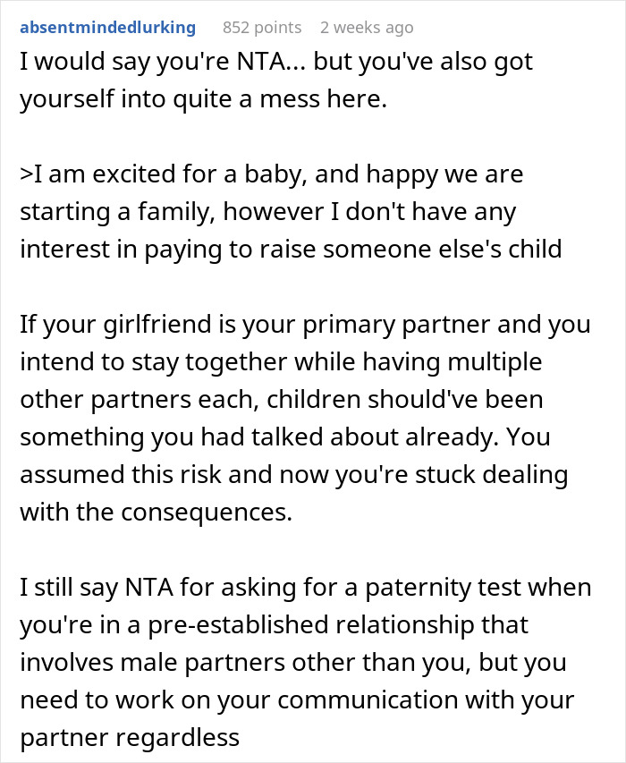 &ldquo;[Am I The Jerk] For Insisting We Get A Paternity Test Before I Sign The Birth Certificate?&rdquo;