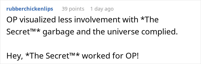 Woman Won’t Buy Into Oprah’s “Secret” Method, Gets Harassed By Colleagues For It, But Gets Revenge Woman Won’t Buy Into Oprah’s “Secret” Method, Gets Harassed By Colleagues For It, But Gets Revenge