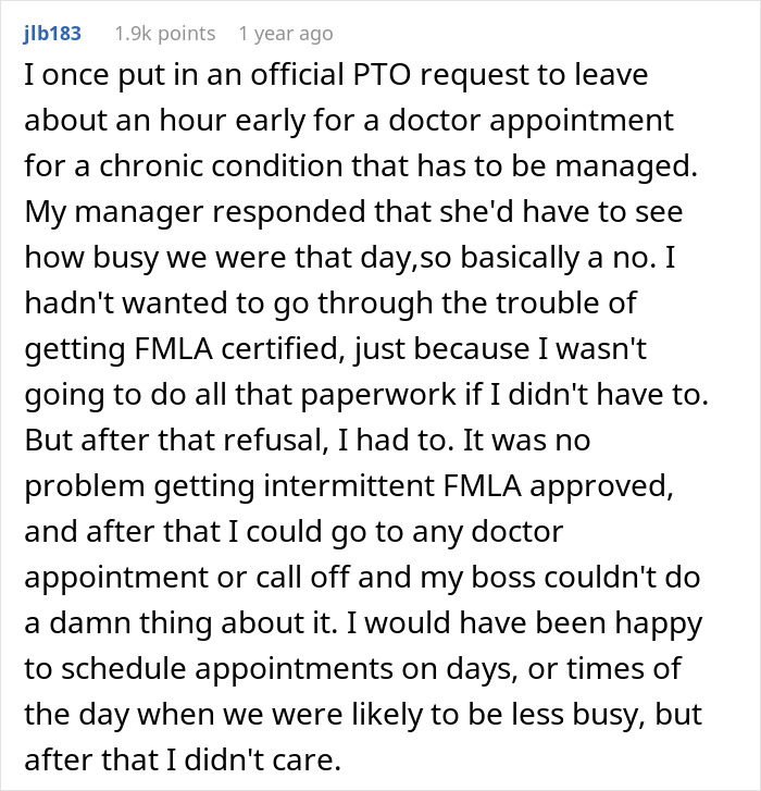 Woman Asks To Leave 5 Minutes Early But Boss Doesn’t Care, Regrets It When She Follows The Policy Woman Asks To Leave 5 Minutes Early But Boss Doesn’t Care, Regrets It When She Follows The Policy