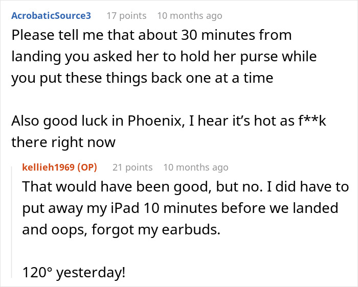 Fellow Passengers Approve Of This Woman’s Revenge On A Karen Who Refused To Be A ‘Decent Person’ Fellow Passengers Approve Of This Woman’s Revenge On A Karen Who Refused To Be A ‘Decent Person’