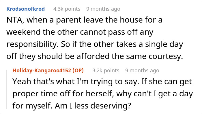 Man Tries To Have One Day Off, Wife “Forgets” Their Agreement, Is Shocked When He Just Leaves Man Tries To Have One Day Off, Wife “Forgets” Their Agreement, Is Shocked When He Just Leaves