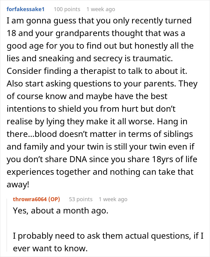 Teen Panics After DNA Results With Her Twin Sister Changed Everything She Knew About Herself