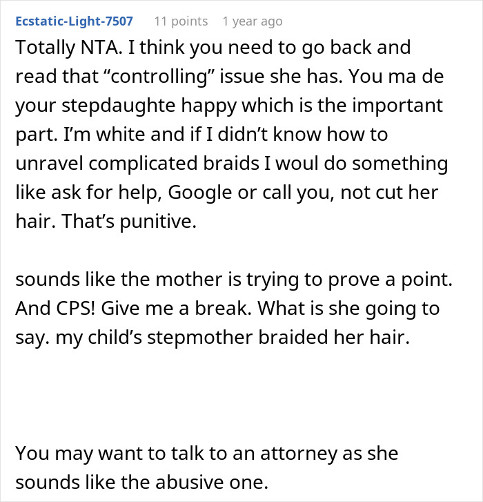 Mom Cuts Her Daughter&rsquo;s Hair And Threatens To Take Full Custody After Stepmom Gave Her Braids
