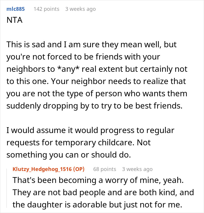 “I’m Child-Free By Choice, Can You Please Leave?”: Woman Has Enough Of Neighbors’ Visits “I’m Child-Free By Choice, Can You Please Leave?”: Woman Has Enough Of Neighbors’ Visits