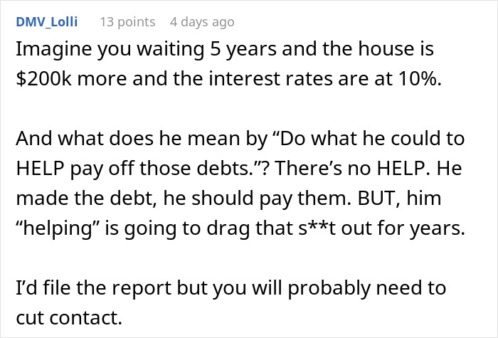 &ldquo;I Turned Him In&rdquo;: Person Learns That Dad Secretly Ruined Their Chances Of Buying A House