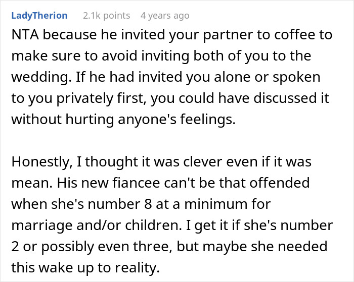 Man Upset Daughter Says She’ll Skip His 5th Wedding And Will Catch The Next As Her BF Isn’t Invited Man Upset Daughter Says She’ll Skip His 5th Wedding And Will Catch The Next As Her BF Isn’t Invited