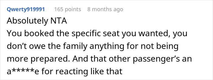 Passengers Unite Against Woman Who Wouldn't Give Up Her Aisle Seat For Family Of Five Passengers Unite Against Woman Who Wouldn't Give Up Her Aisle Seat For Family Of Five