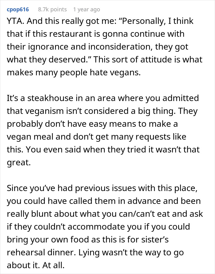 Family Humiliated And Charged Hundreds After Vegan Claims To Have Life-Threatening Allergies