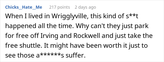 Entitled Man Parks In A Private Lot, Resident Comes Back To No Spaces Left And Executes Karma