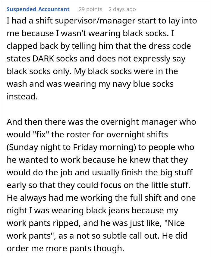 Boss Enforces A Dress Code Without Actually Reading It, Regrets It When Worker Retaliates
