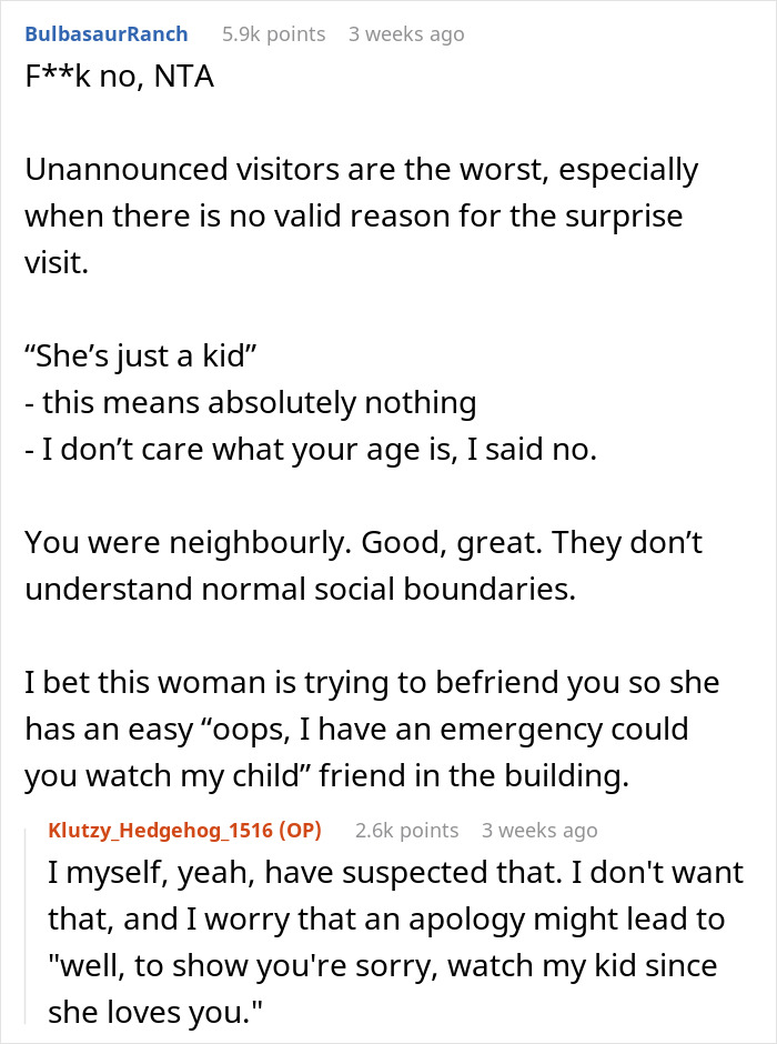 “I’m Child-Free By Choice, Can You Please Leave?”: Woman Has Enough Of Neighbors’ Visits “I’m Child-Free By Choice, Can You Please Leave?”: Woman Has Enough Of Neighbors’ Visits