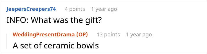 Aunt Asks Couple To Return Wedding Gift Because She Doesn&rsquo;t View Their Marriage As Real 