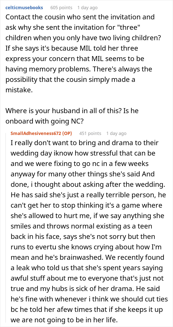 Woman Blocks MIL A Week Before Mother&rsquo;s Day As She Sent Her A Wedding Invitation For Her Dead Baby