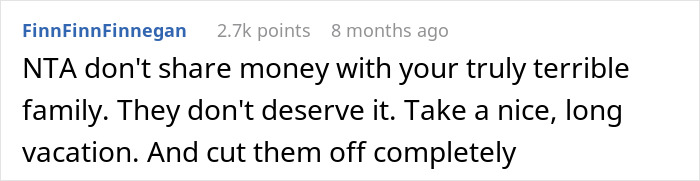 "The Will Is Pretty Airtight": Woman Refuses To Share Inheritance With Family Who Betrayed Her