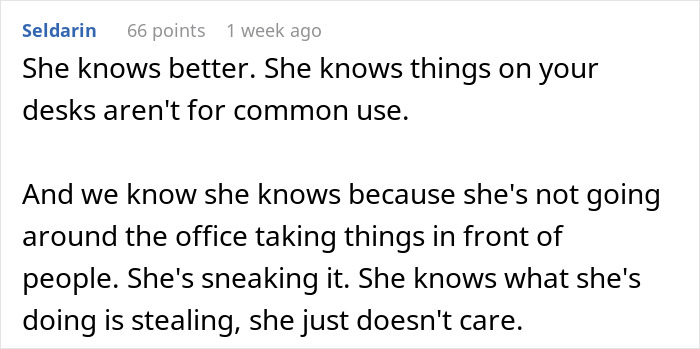 &ldquo;The Entitlement Is Unreal&rdquo;: Woman Steals From Colleagues, Believes She&rsquo;s Doing Nothing Wrong