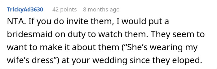 Bride Refuses To Wear BIL&rsquo;s Wife&rsquo;s Dress, Fears For Her Safety When He Becomes Unhinged