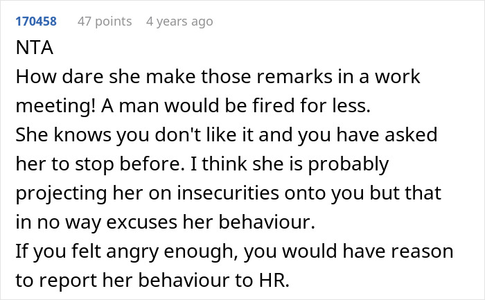 Coworker Keeps Mocking Woman Over Her Large Chest, It Finally Backfires On Her