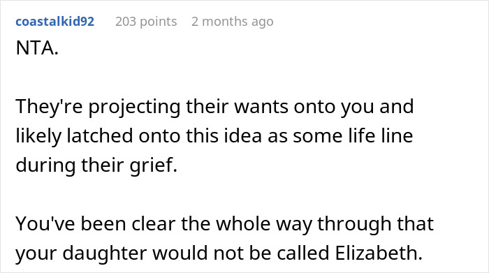 Manipulative Family Outraged As Mom Rejects Naming Her Baby After Late Aunt Manipulative Family Outraged As Mom Rejects Naming Her Baby After Late Aunt
