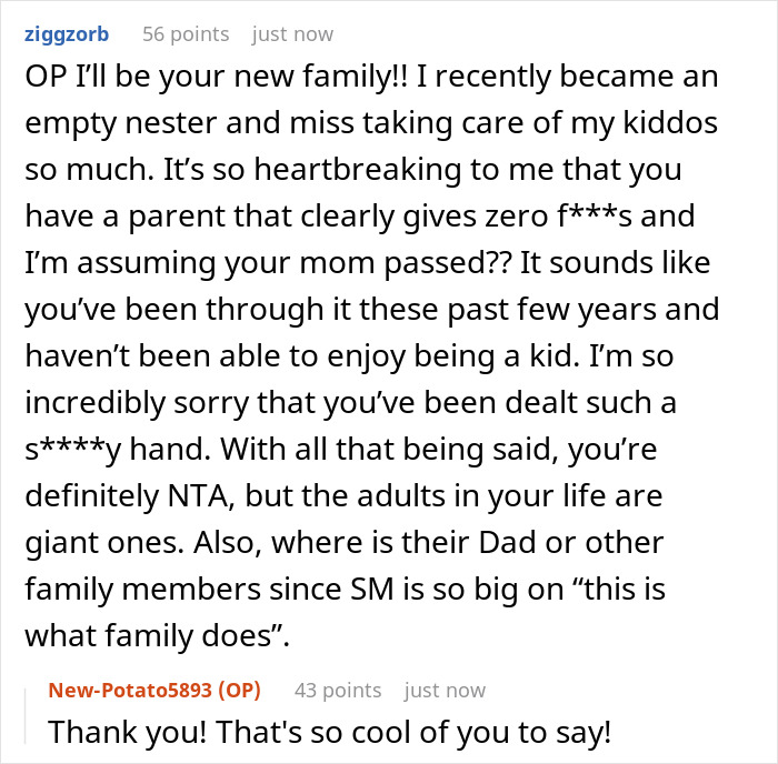 16YO Tells Stepmom It&rsquo;s Not His Job To Feed Her Kids, She Blows Up At Him