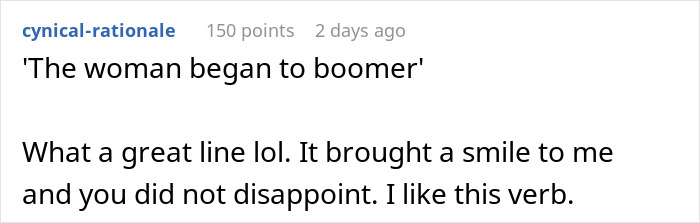 Man Ruins Karen's Day Without Saying A Word After She Tries To Push Past Him To Skip The Line Man Ruins Karen's Day Without Saying A Word After She Tries To Push Past Him To Skip The Line