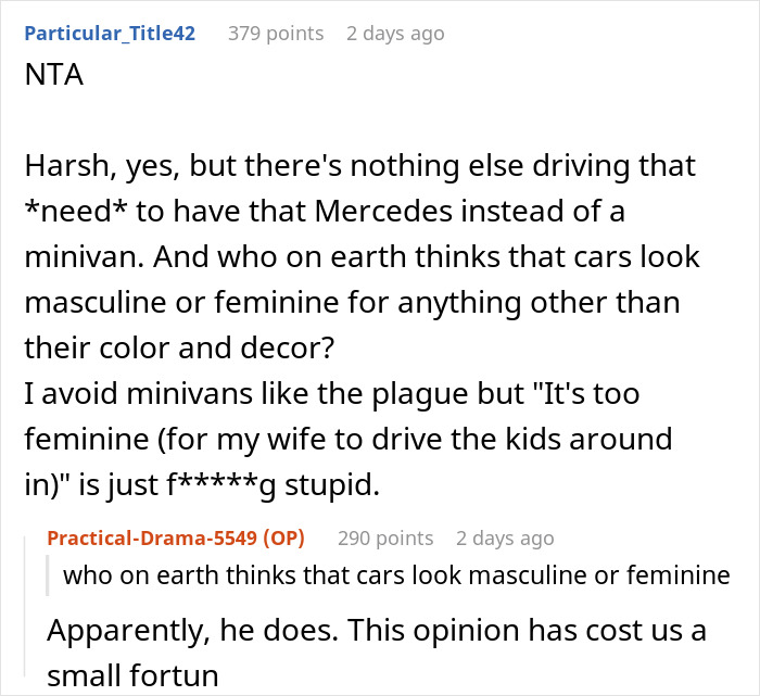 &ldquo;AITA For Telling My Husband His &lsquo;Fragile Masculinity&rsquo; Is Costing Us Money?&rdquo;