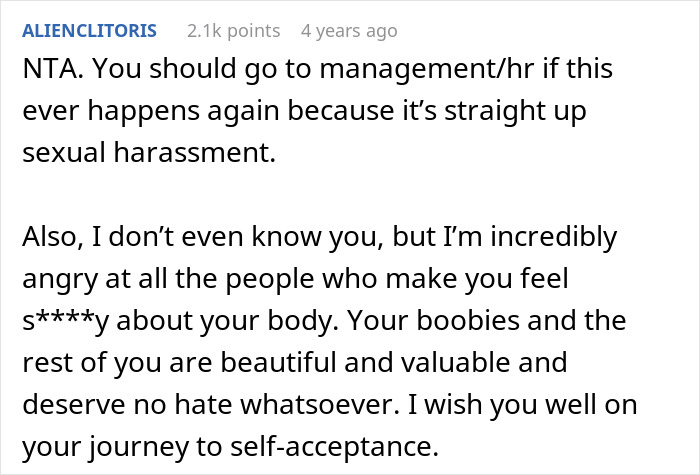 Coworker Keeps Mocking Woman Over Her Large Chest, It Finally Backfires On Her