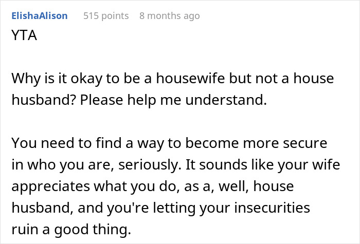&ldquo;House Husband&rdquo; Feels Emasculated, Demands Wife Apologize Or He Won&rsquo;t Do Any Housework