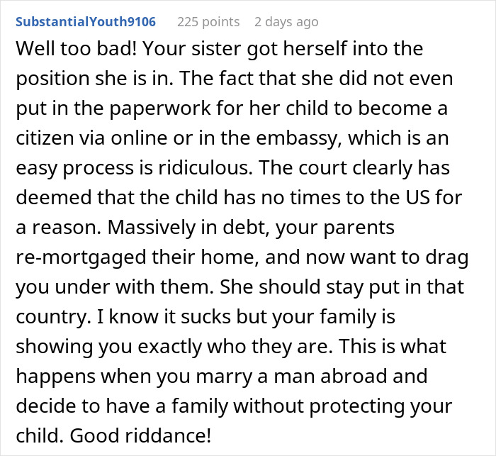 “This Is Insane”: Family Demands Person Go Into Debt To Help Sister Out With Legal Bills “This Is Insane”: Family Demands Person Go Into Debt To Help Sister Out With Legal Bills