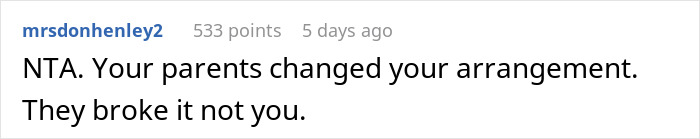 Woman Makes Parents Upset By Moving Out As They Expected Her To Pay Rent For Her Brother Too Woman Makes Parents Upset By Moving Out As They Expected Her To Pay Rent For Her Brother Too