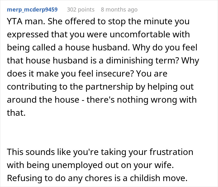 &ldquo;House Husband&rdquo; Feels Emasculated, Demands Wife Apologize Or He Won&rsquo;t Do Any Housework