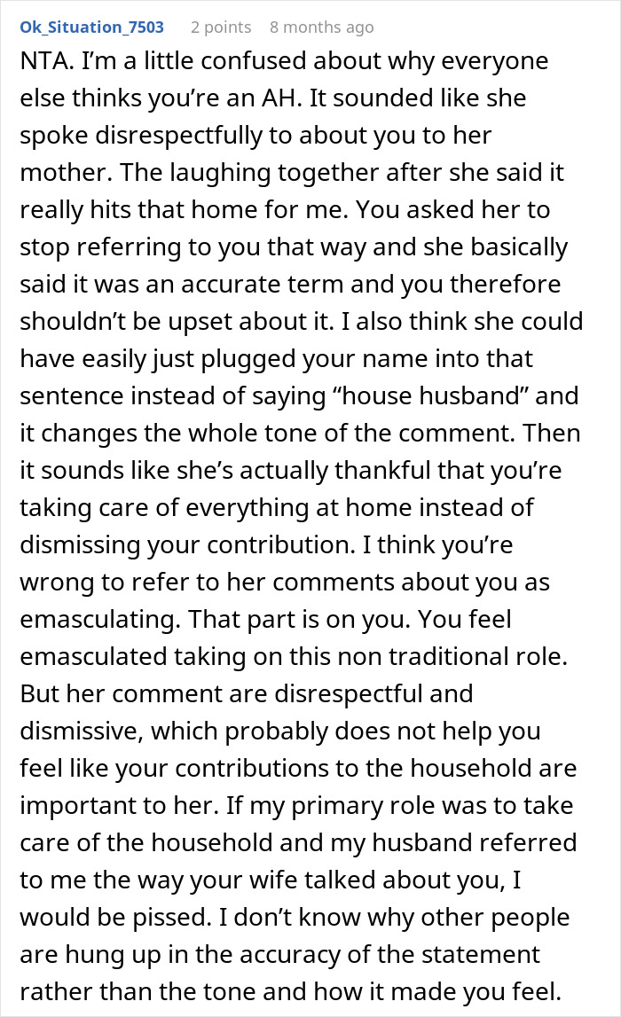&ldquo;House Husband&rdquo; Feels Emasculated, Demands Wife Apologize Or He Won&rsquo;t Do Any Housework