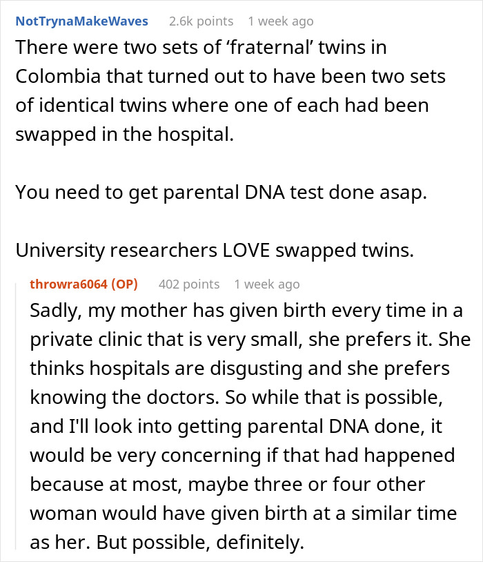 Teen Panics After DNA Results With Her Twin Sister Changed Everything She Knew About Herself