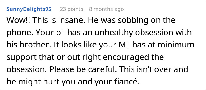 Bride Refuses To Wear BIL&rsquo;s Wife&rsquo;s Dress, Fears For Her Safety When He Becomes Unhinged