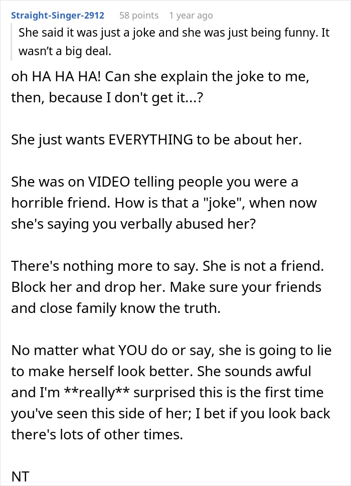 “AITA For Blowing Up At My Friend For Her Behavior At My Wedding?” “AITA For Blowing Up At My Friend For Her Behavior At My Wedding?”