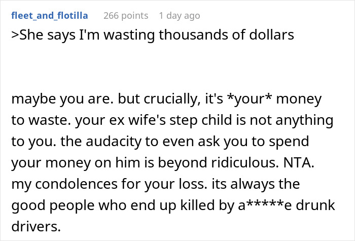 Dad Infuriates Ex By &ldquo;Wasting&rdquo; Dead Son&rsquo;s Uni Fund On A Trip Instead Of Giving It To Her Stepson