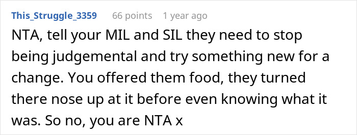 &ldquo;They&rsquo;re Not Savages&rdquo;: In-Laws Refuse To Eat Woman&rsquo;s Cooking, Regret It