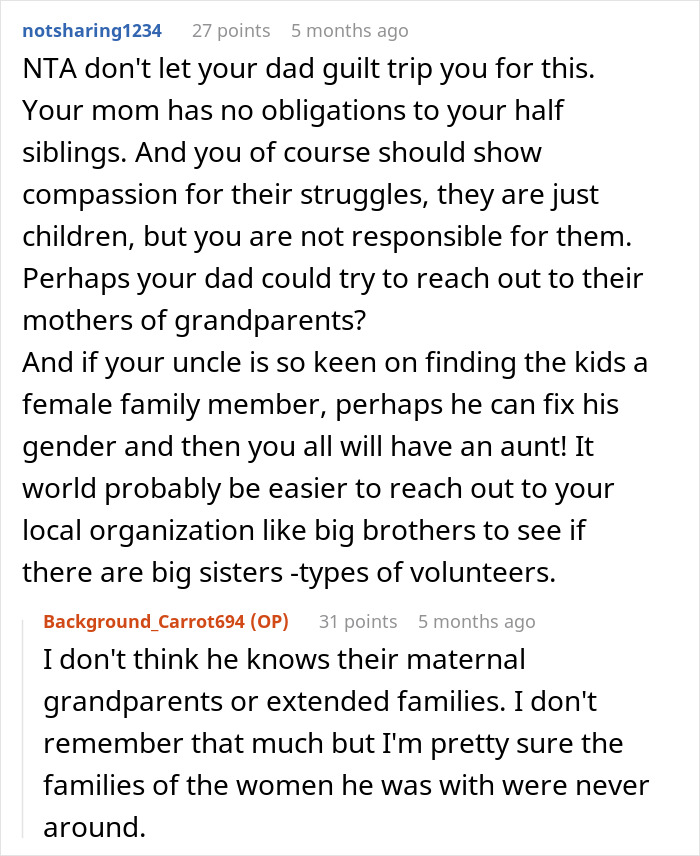 Man Insists Son And Ex-Wife Help Him Raise His 2 Kids From Different Women, They Refuse Man Insists Son And Ex-Wife Help Him Raise His 2 Kids From Different Women, They Refuse