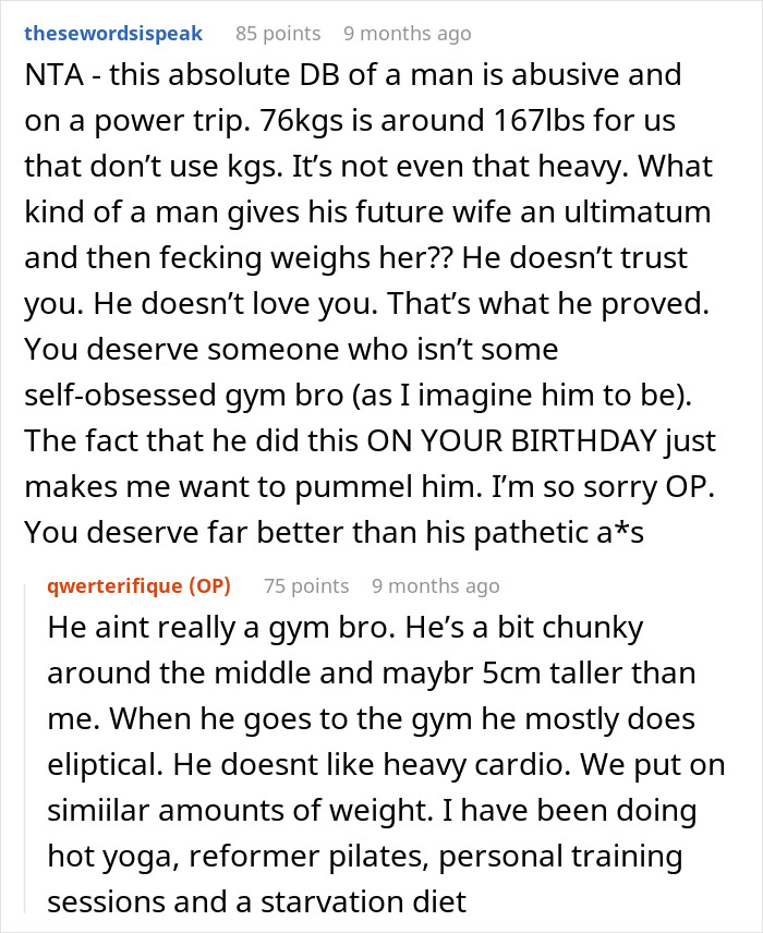 Bride's Refusal To Strip For Weigh-In Ends Engagement, Sparks Debate