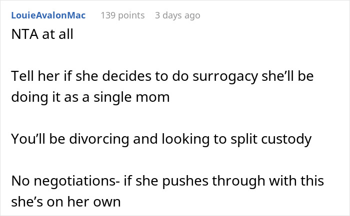 Man Doesn’t Want To Take Care Of Wife While She’s Pregnant With A Surrogate Baby She Applied For Man Doesn’t Want To Take Care Of Wife While She’s Pregnant With A Surrogate Baby She Applied For